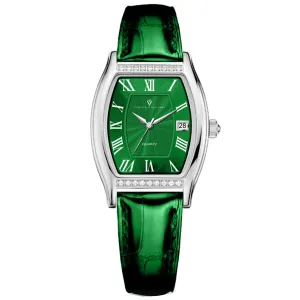 Christian Van Sant Women's Gemma Green Dial Watch