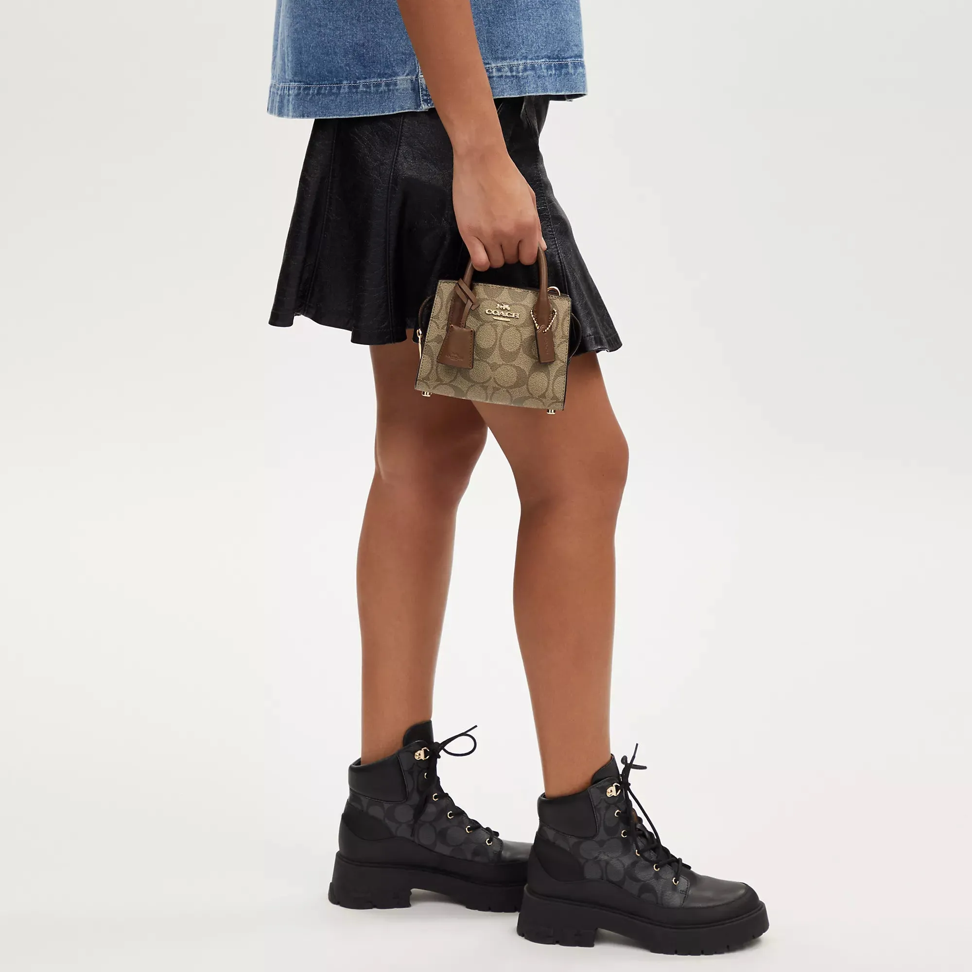 Coach Outlet Andrea Mini Carryall In Signature Canvas
