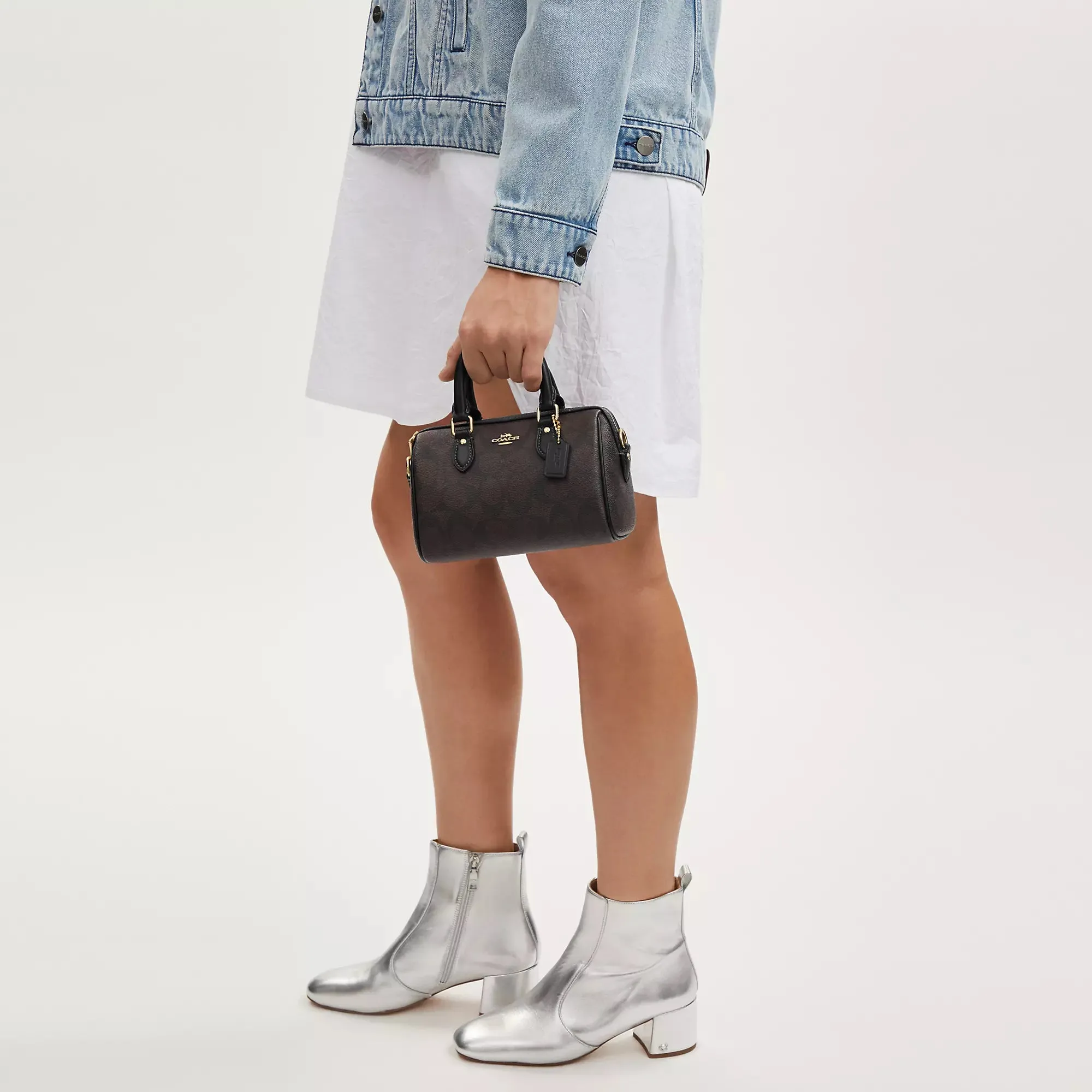 Coach Outlet Mini Rowan Crossbody In Signature Canvas