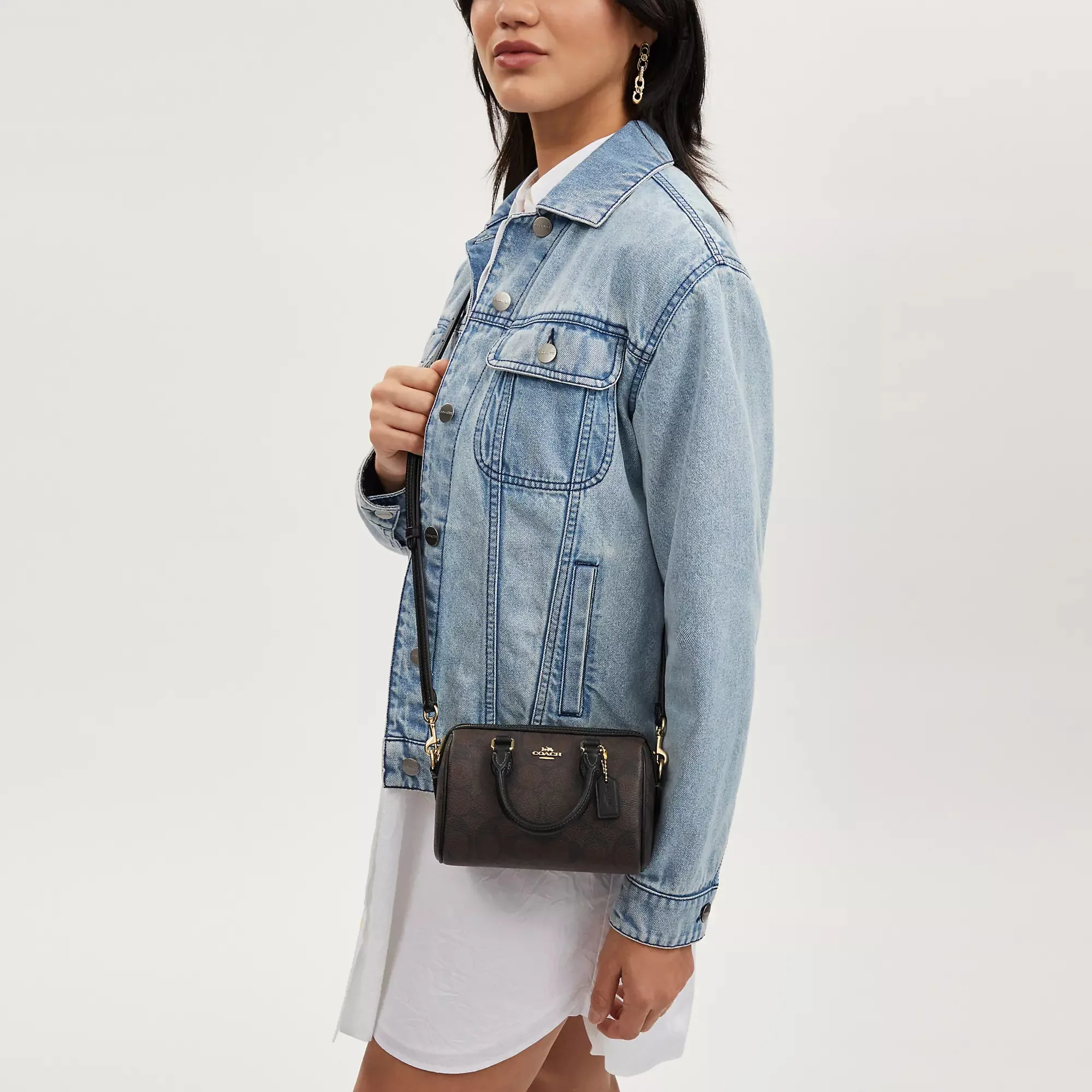 Coach Outlet Mini Rowan Crossbody In Signature Canvas