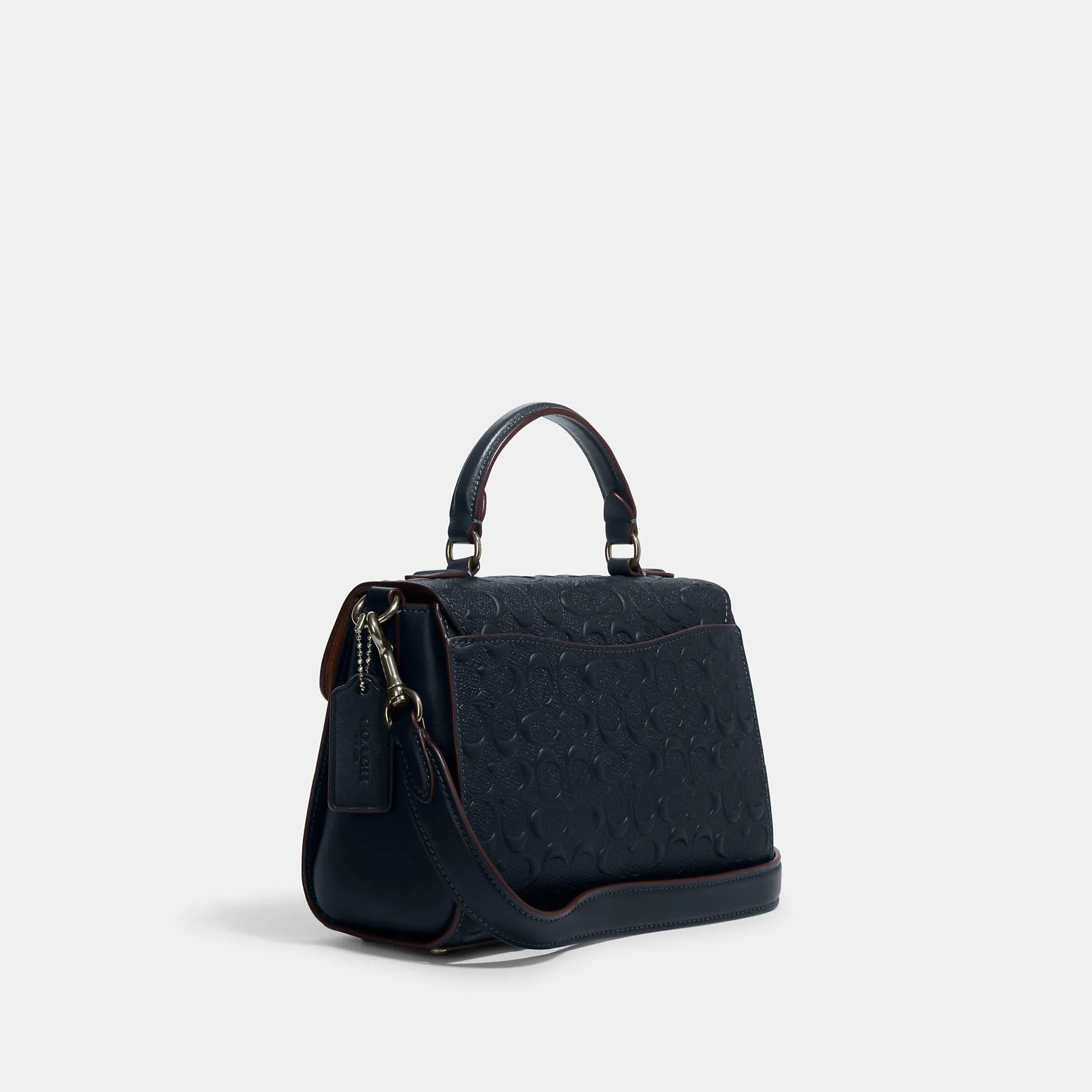 Coach Outlet Morgan Top Handle Satchel In Signature Leather