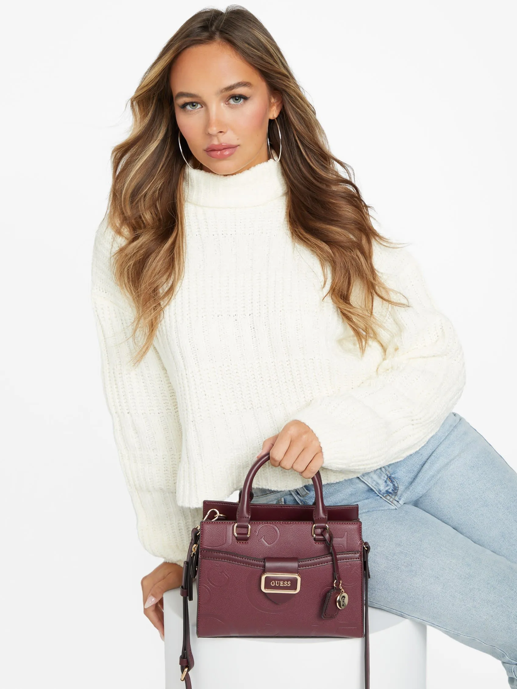 Dorchester Embossed Signature Mini Satchel