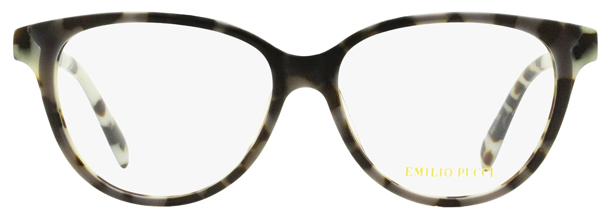 Emilio Pucci Women's Oval Eyeglasses EP5077 020 Gray Havana 53mm