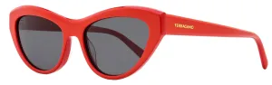 Ferragamo Women's Cat Eye Sunglasses SF1103S 600 Red 55mm