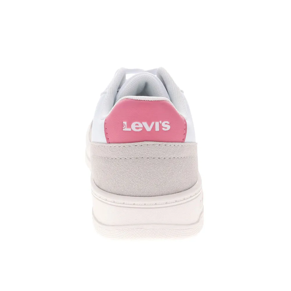 Levi's Womens Drive Lo Synthetic Leather Casual Lace Up Sneaker Shoe