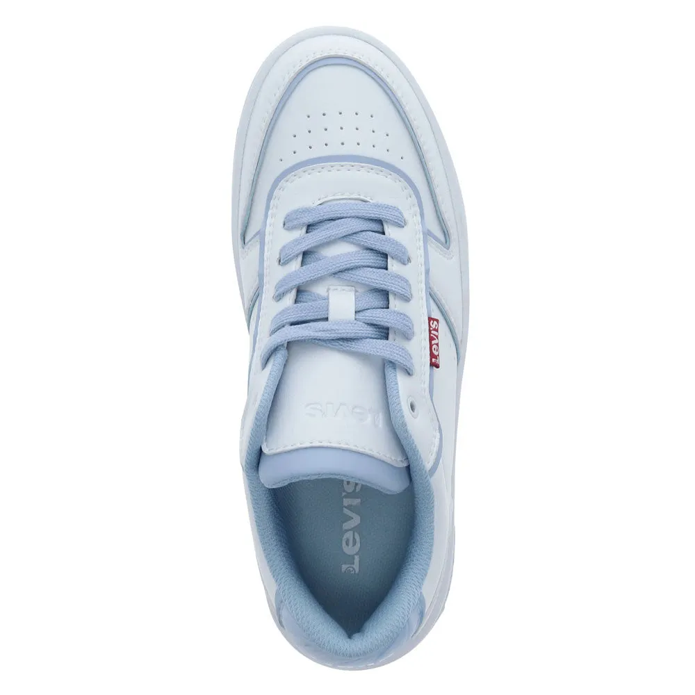 Levi's Womens Drive Lo Synthetic Leather Casual Lace Up Sneaker Shoe