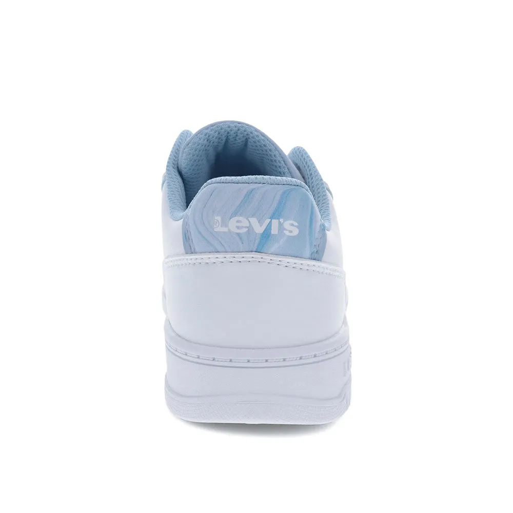 Levi's Womens Drive Lo Synthetic Leather Casual Lace Up Sneaker Shoe