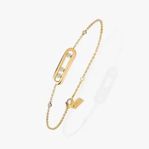 Messika Baby Move 18ct Yellow Gold 0.10ct Diamond Bracelet