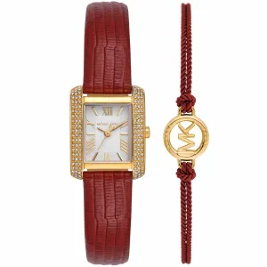 Michael Kors Women's Emery Set White Dial Watch