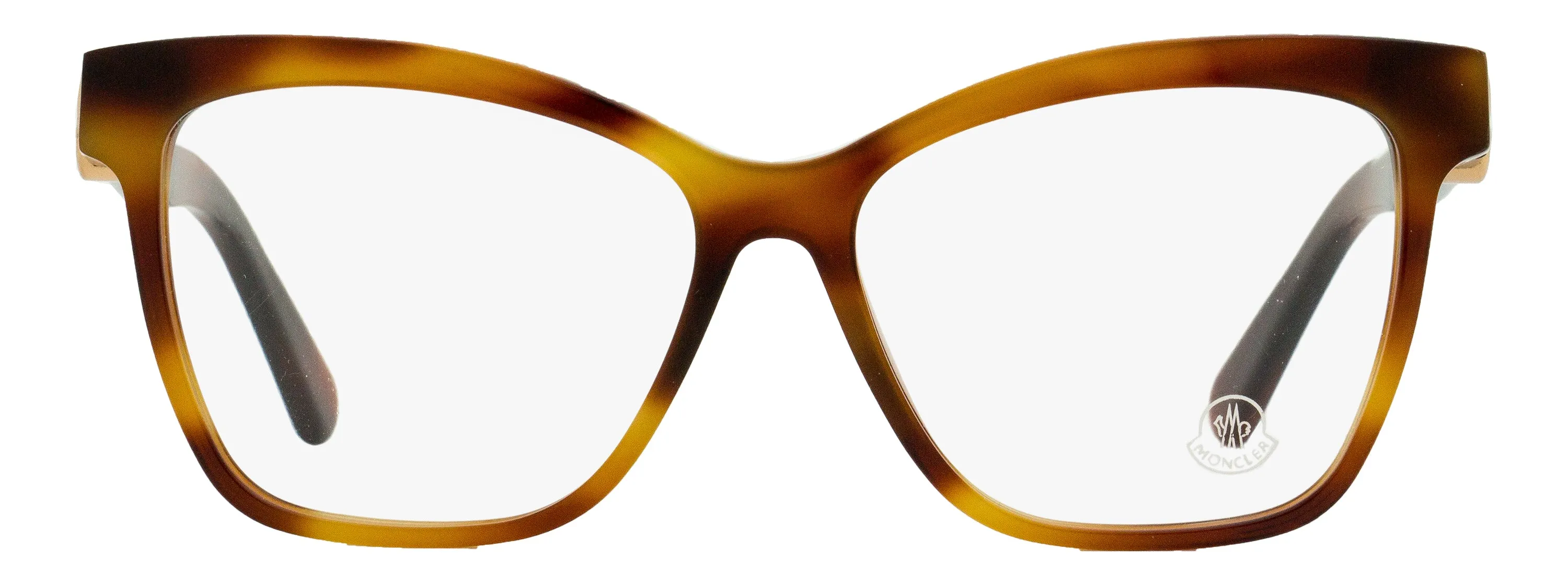 Moncler Women's Butterfly Eyeglasses ML5165 054 Classic Havana 53mm