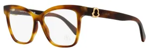 Moncler Women's Butterfly Eyeglasses ML5165 054 Classic Havana 53mm