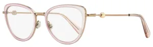 Moncler Women's Cat Eye Eyeglasses ML5148 034 Bronze/Rose 52mm