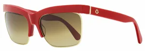 Moncler Women's Veronica Leoni Sunglasses ML0218P 66F Red/Gold 61mm