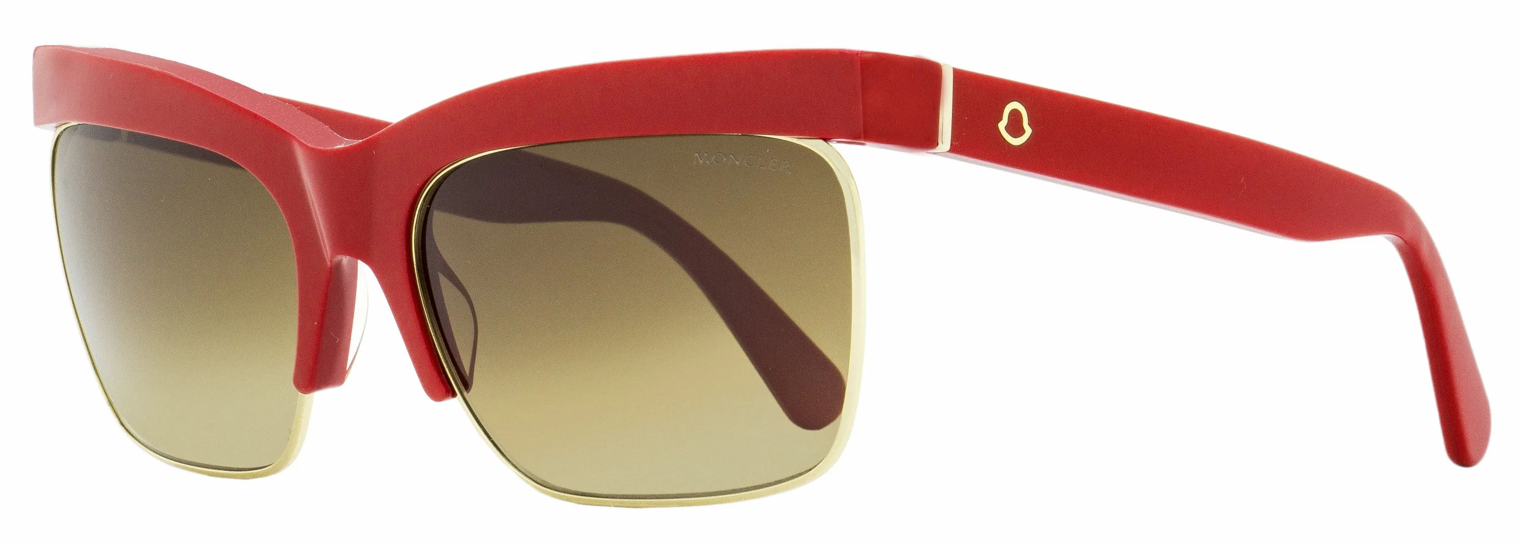 Moncler Women's Veronica Leoni Sunglasses ML0218P 66F Red/Gold 61mm