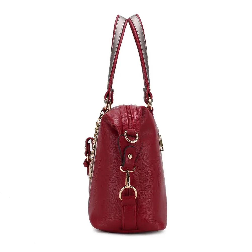 Opal Vegan Leather Medium Weekender Handbag for Women