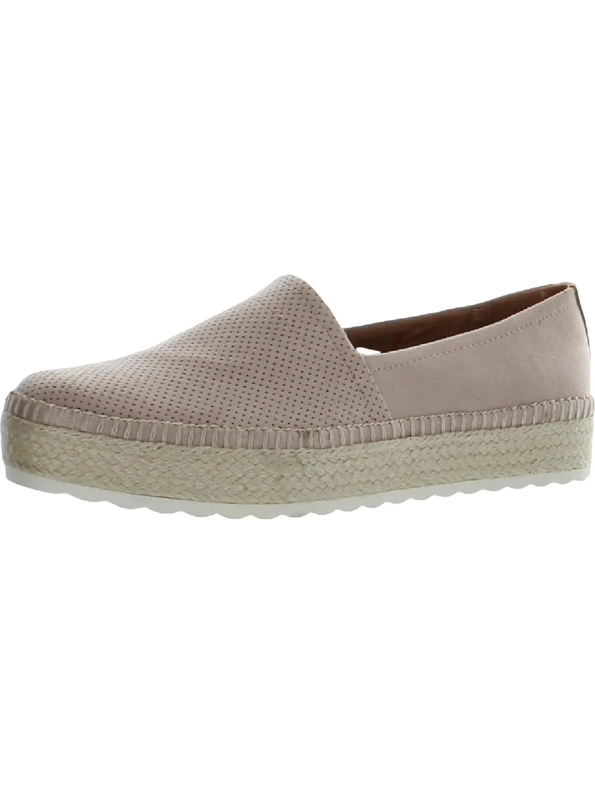 Sunray Womens Faux Suede Slip On Platforms