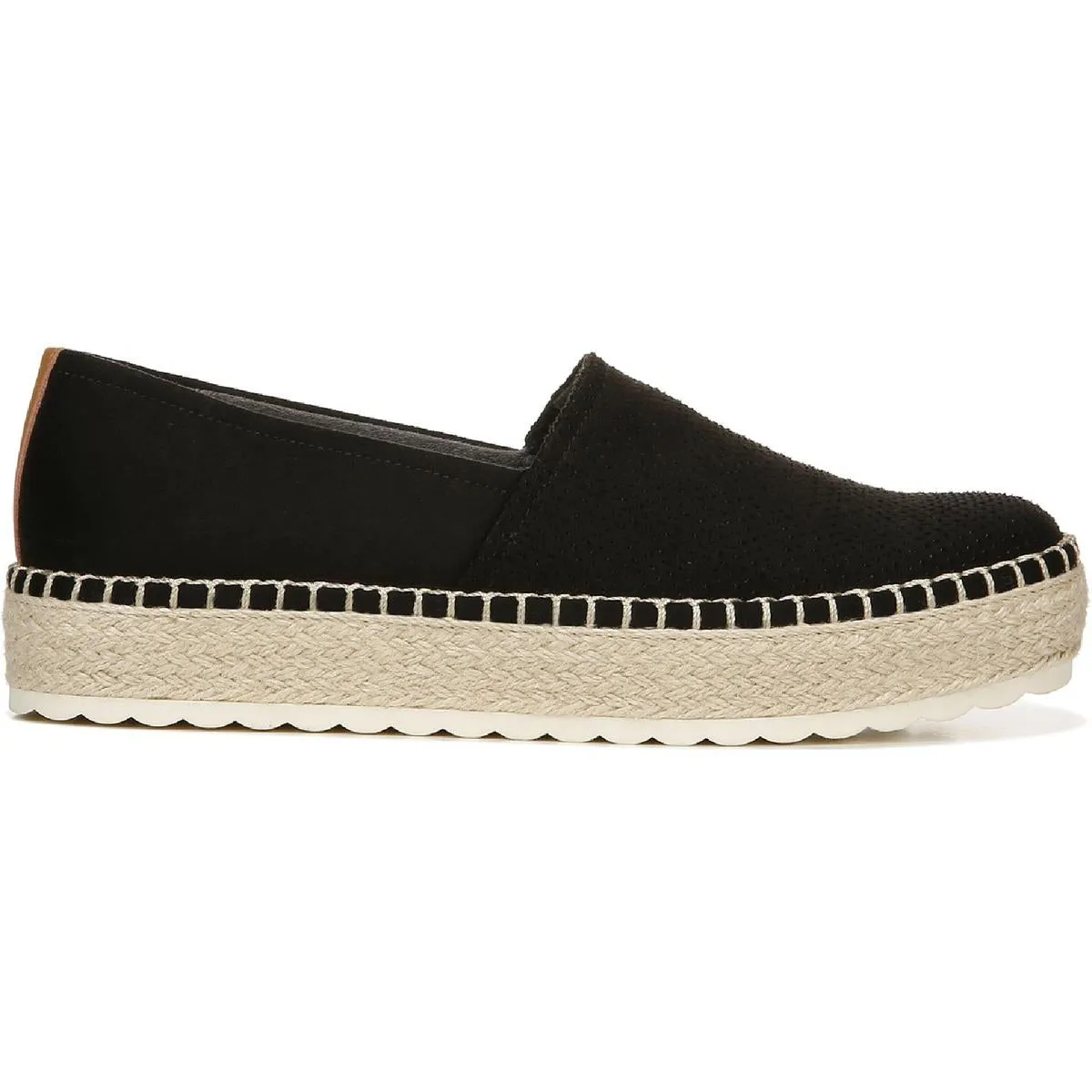 Sunray Womens Faux Suede Slip On Platforms