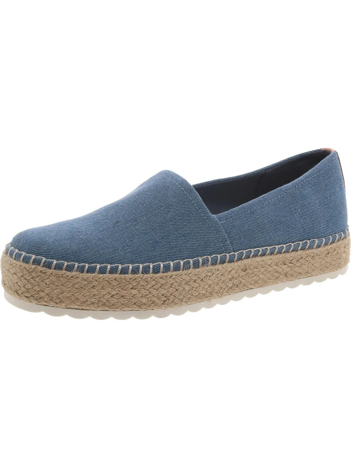 Sunray Womens Faux Suede Slip On Platforms