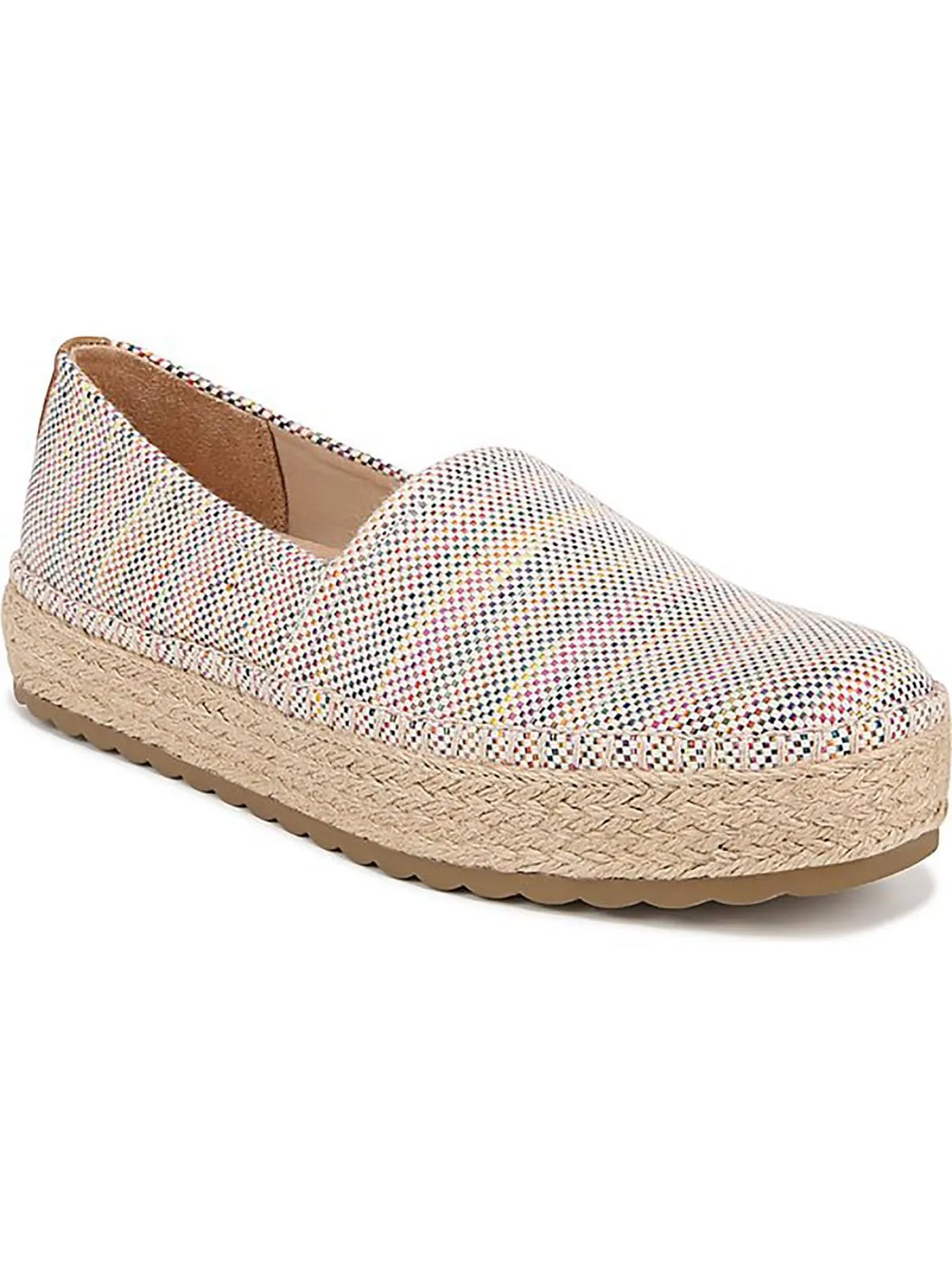 Sunray Womens Faux Suede Slip On Platforms