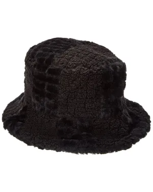 Surell Accessories Textured Bucket Hat