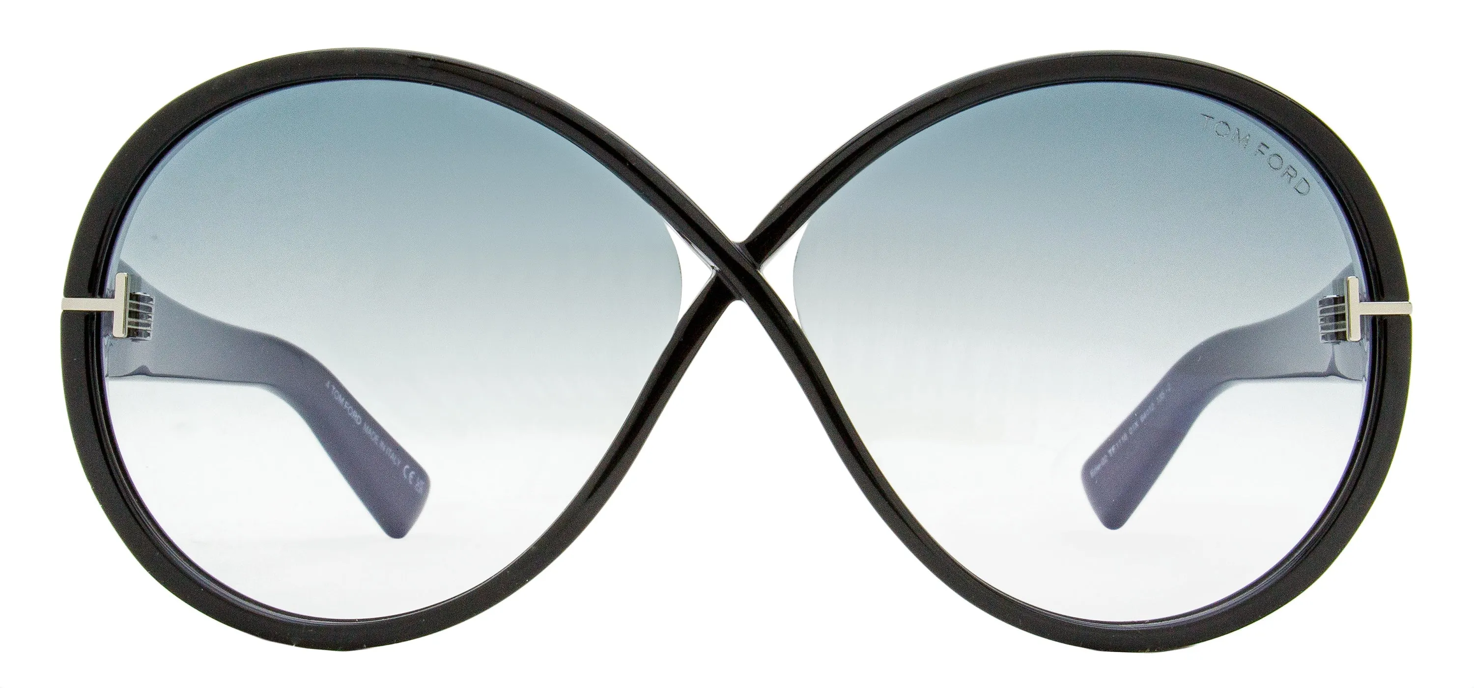 Tom Ford Women's Edie-02 Sunglasses TF1116 01X Black 64mm