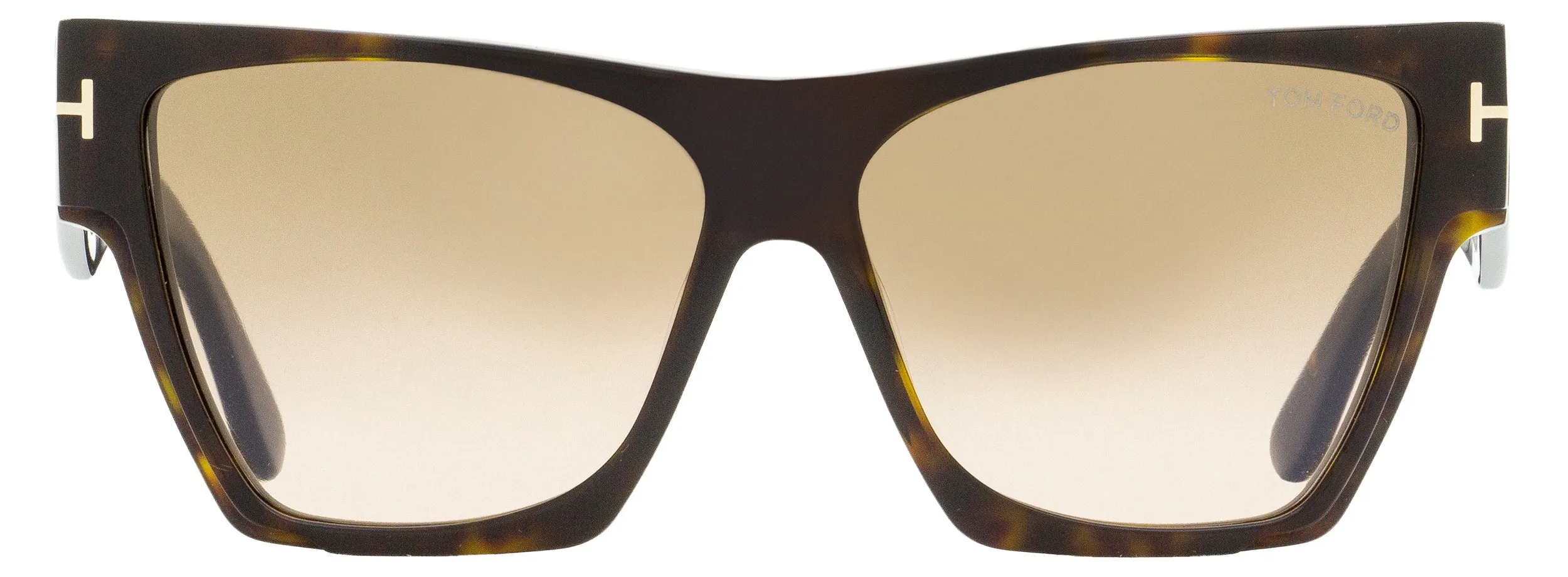 Tom Ford Women's Geometric Sunglasses TF942 Dove 52K Dark Havana 59mm