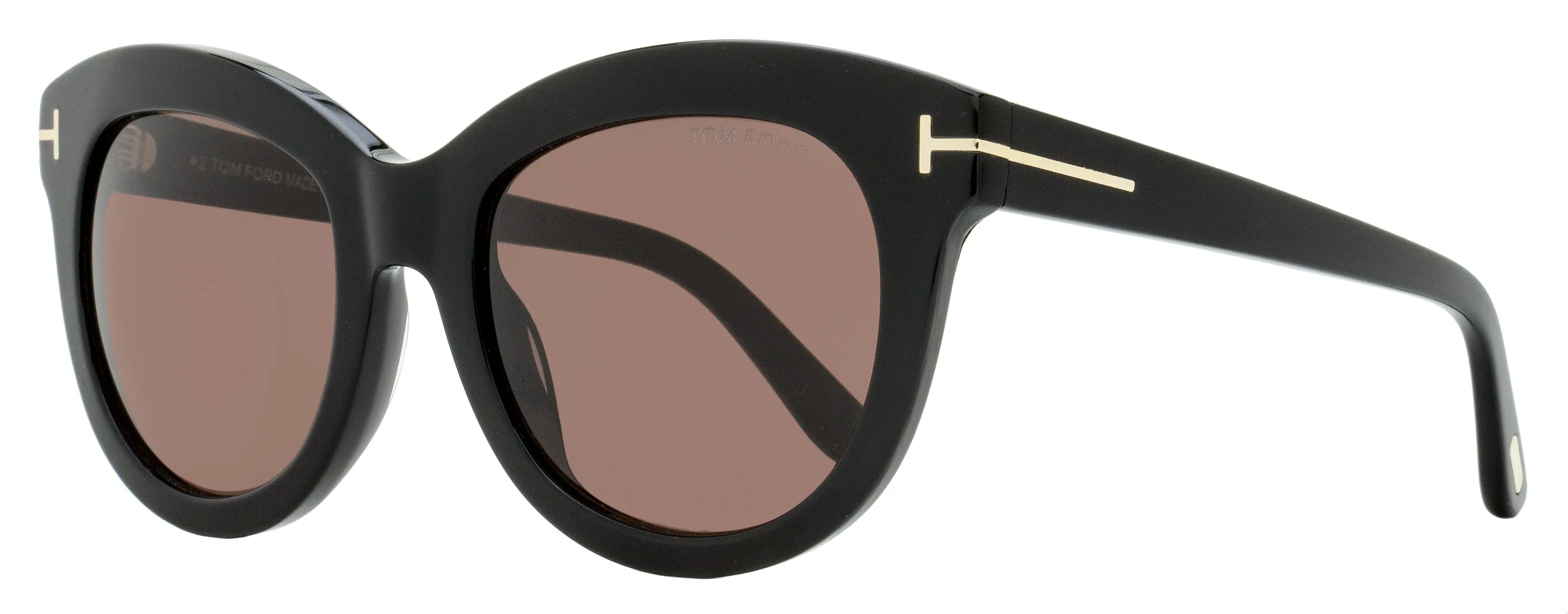 Tom Ford Women's Odette Sunglasses TF1189 01E Black  53mm