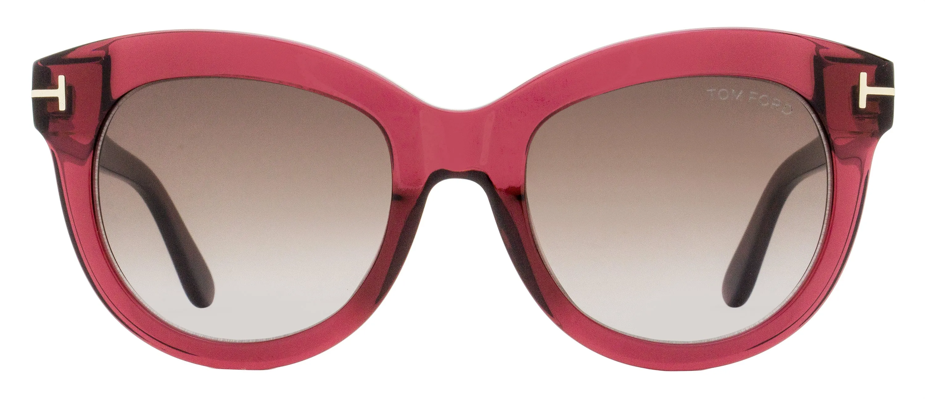 Tom Ford Women's Odette Sunglasses TF1189 69T Bordeaux 53mm