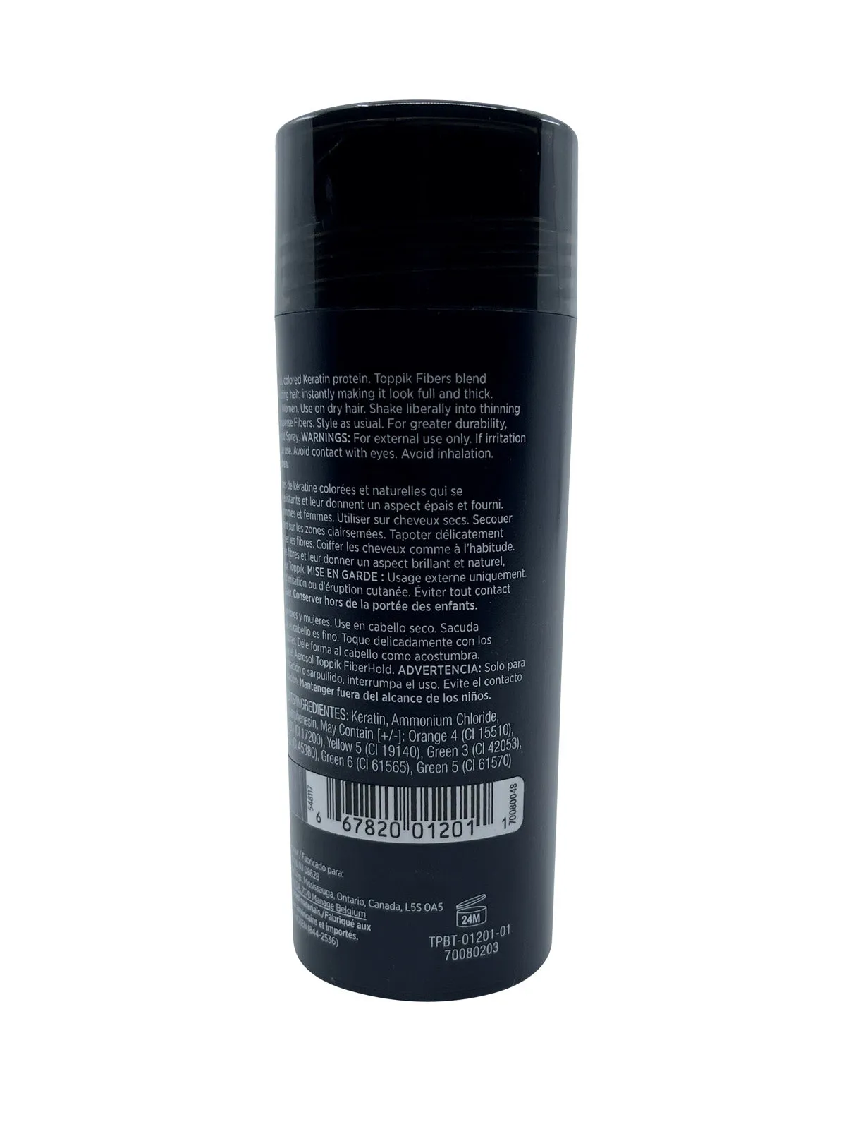 Toppik Hair Building Fibers Black 0.97 OZ Each