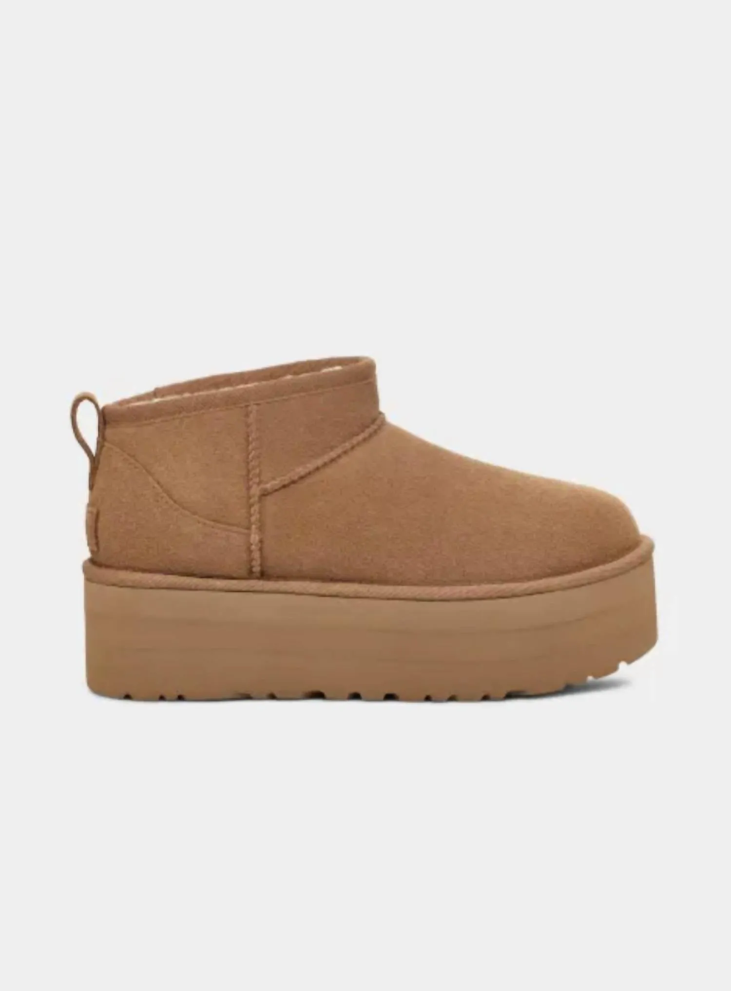Women Classic Ultra Mini Platform Boot In Chestnut