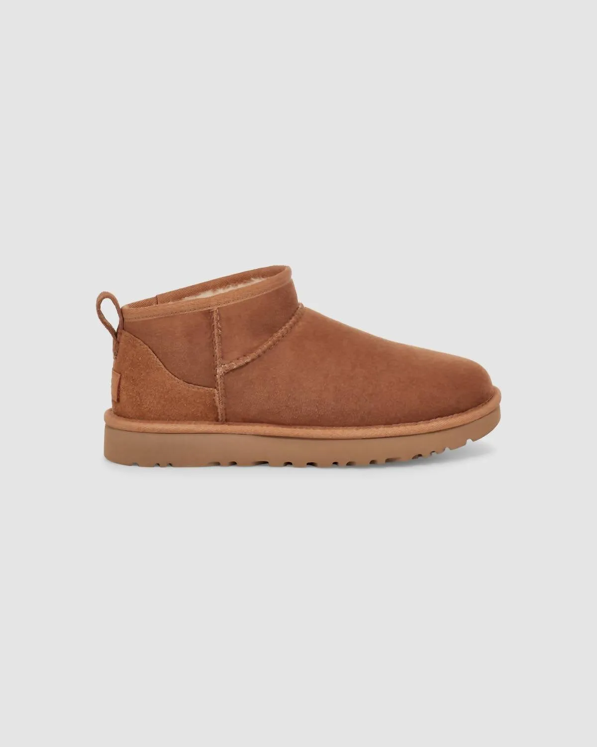 Women Ultra Mini Boots In Chestnut